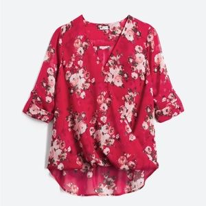 KUT FROM THE KLOTH-Jenalee Surplice Blouse. Size small.